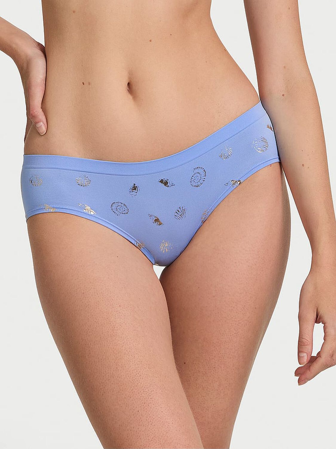 vs Seamless Seamless Hiphugger Panty Blue Cameo Seashells 3 of 3 