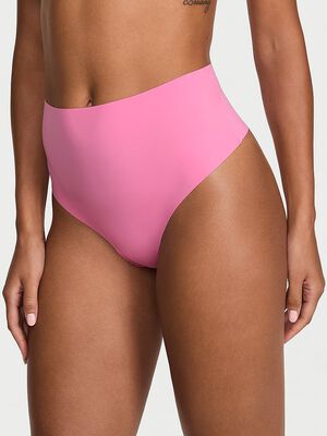 No-Show Strappy High-Waist Thong Panty