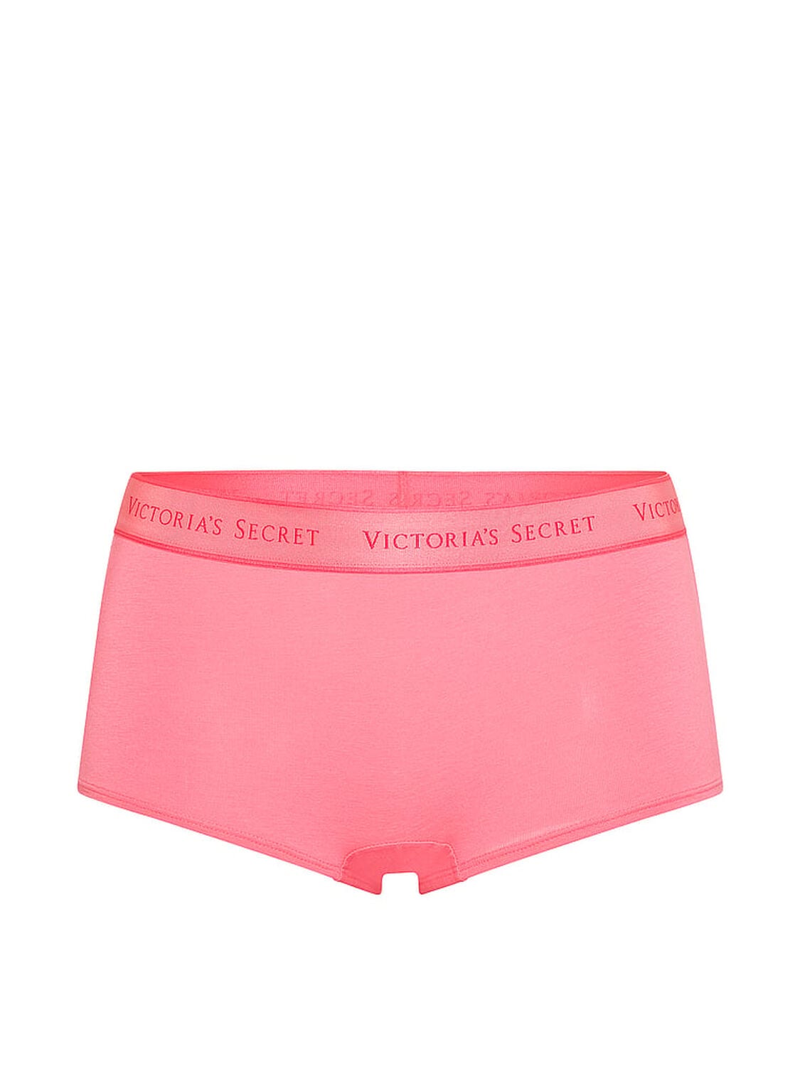 vs Cotton Logo Cotton Boyshort Panty Pink Cocktail 3 of 3 