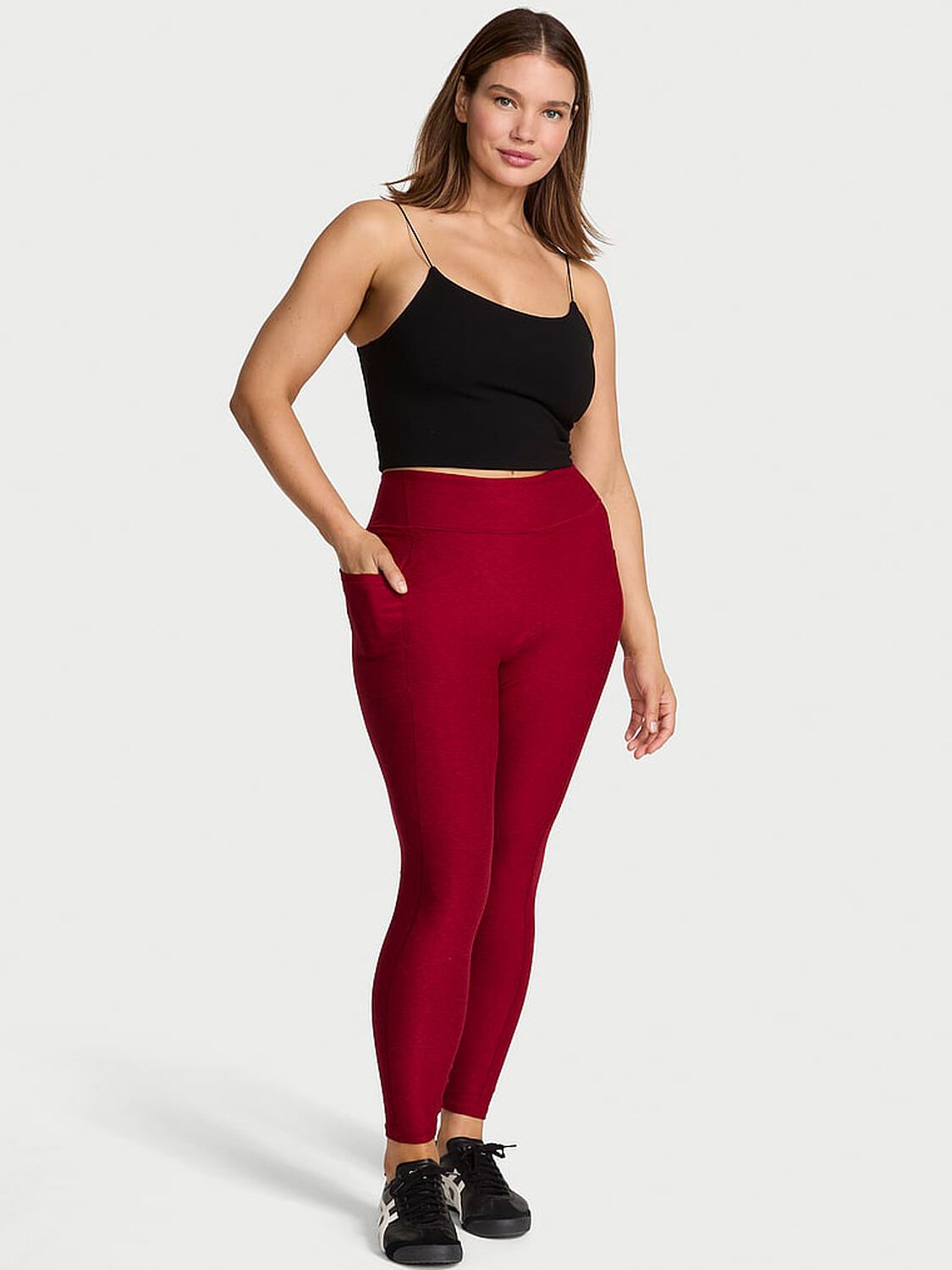 vs Vsx VSX LUXMarl&trade; Legging Heather Red 1 of 3 