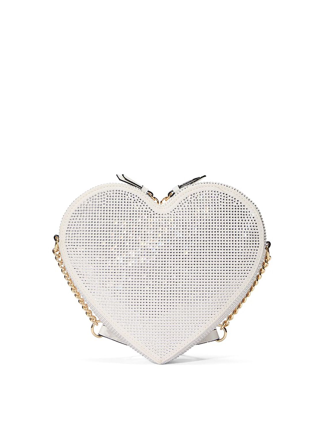 vs Victoria's Secret Heart Crossbody Bag White 2 of 4 
