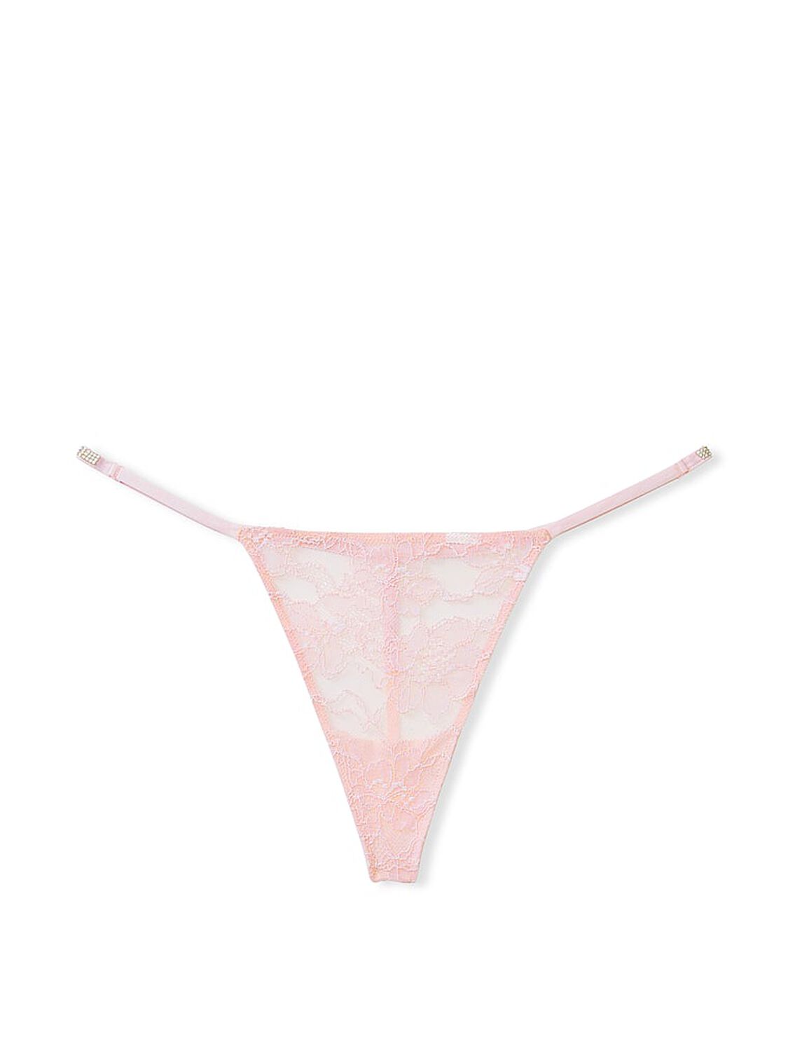 vs Very Sexy Shine Strap Lace V-String Panty Pretty Blossom 3 of 4 
