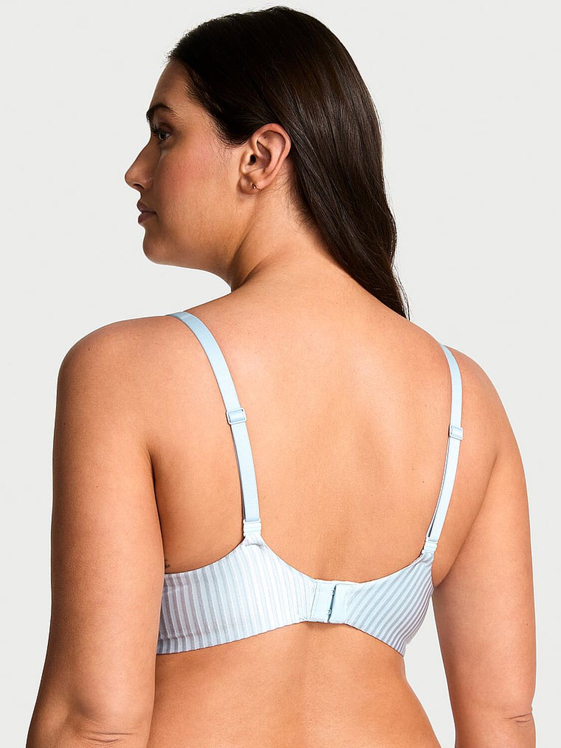 vs Body By Victoria Lightly Lined Demi Bra Palest Blue 1 of 4 