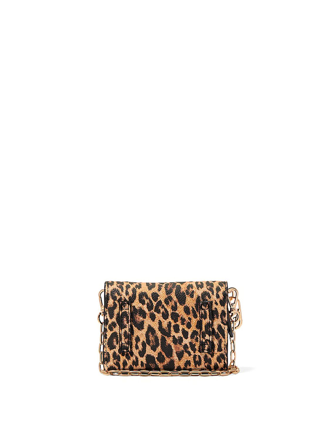 vs Victoria's Secret Convertible Chain Wallet Leopard 2 of 3 
