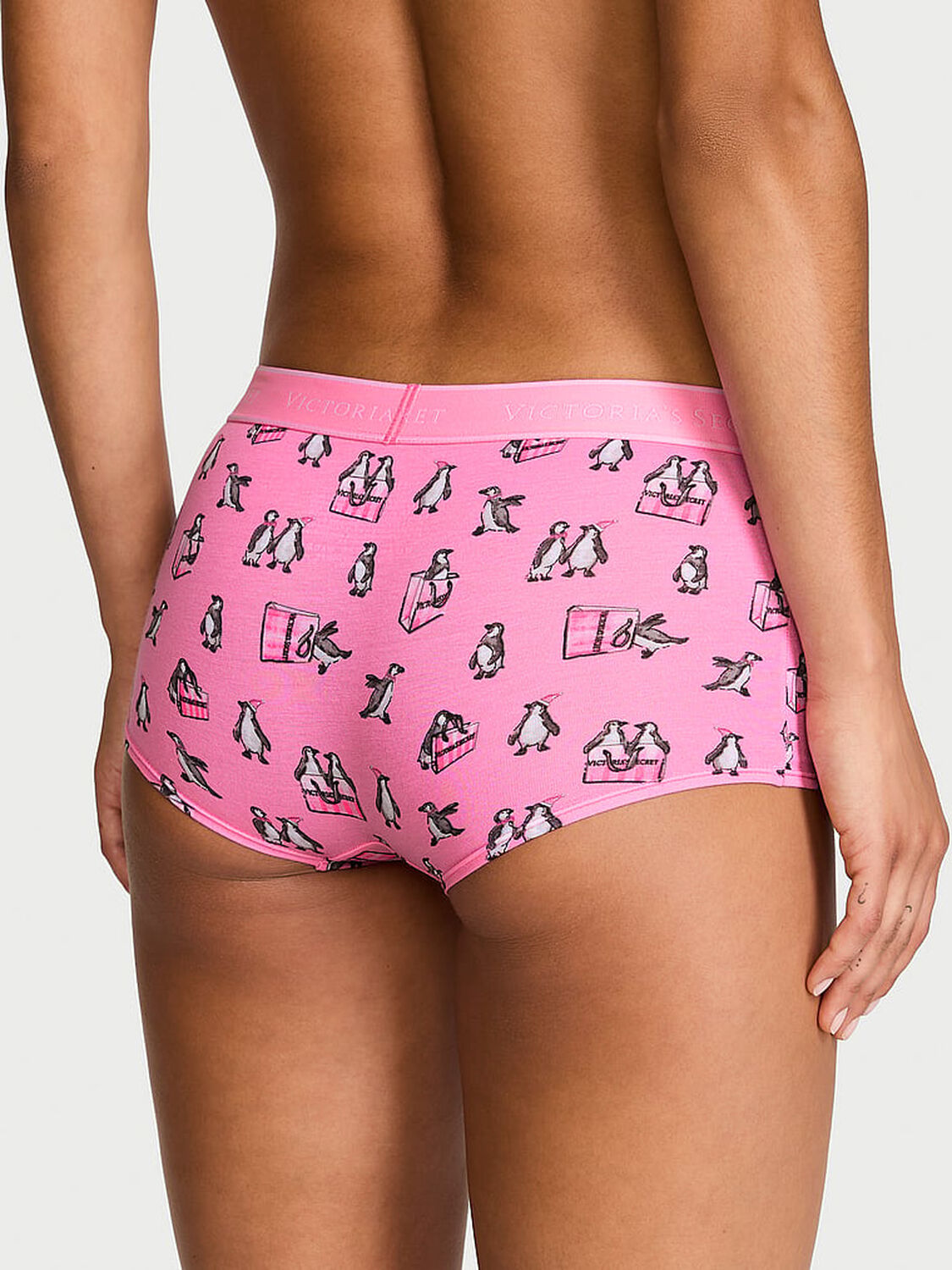 vs Cotton Logo Cotton Boyshort Panty 2 of 3 