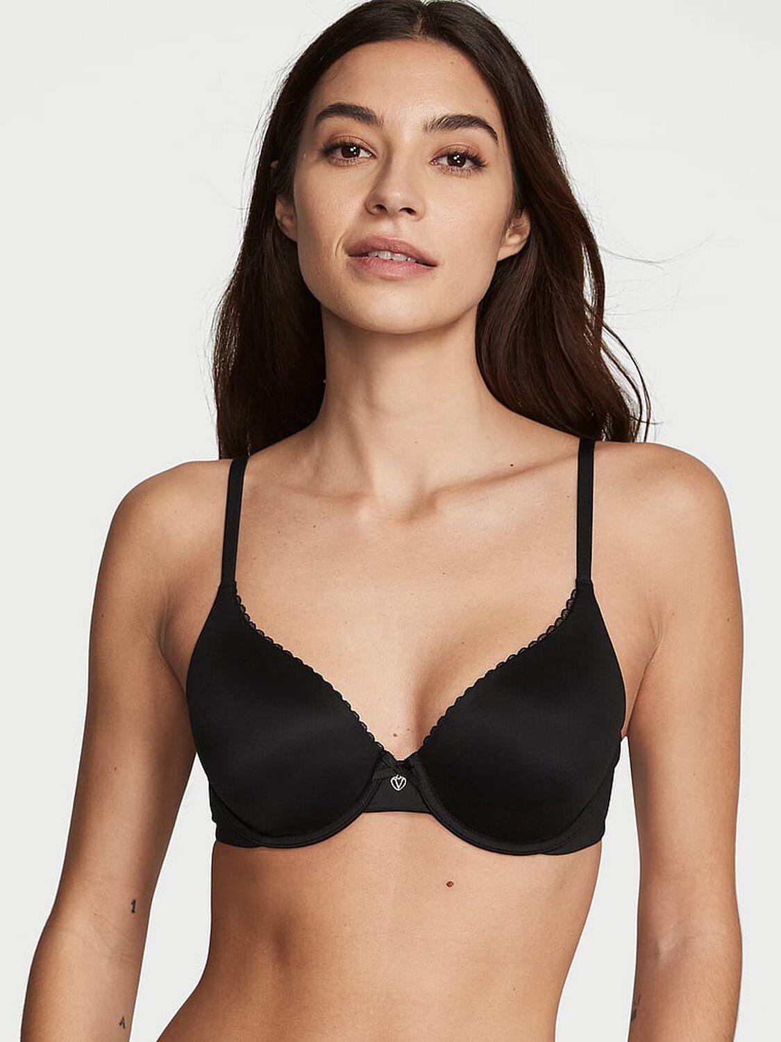 vs Body By Victoria Lightly Lined Full-Coverage Smooth Bra Black 1 of 4 