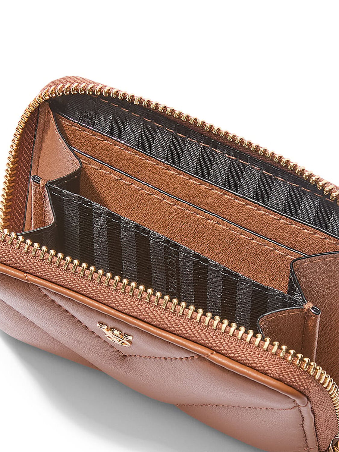 vs Victoria's Secret Small Wallet with Zip Brown 3 of 3 