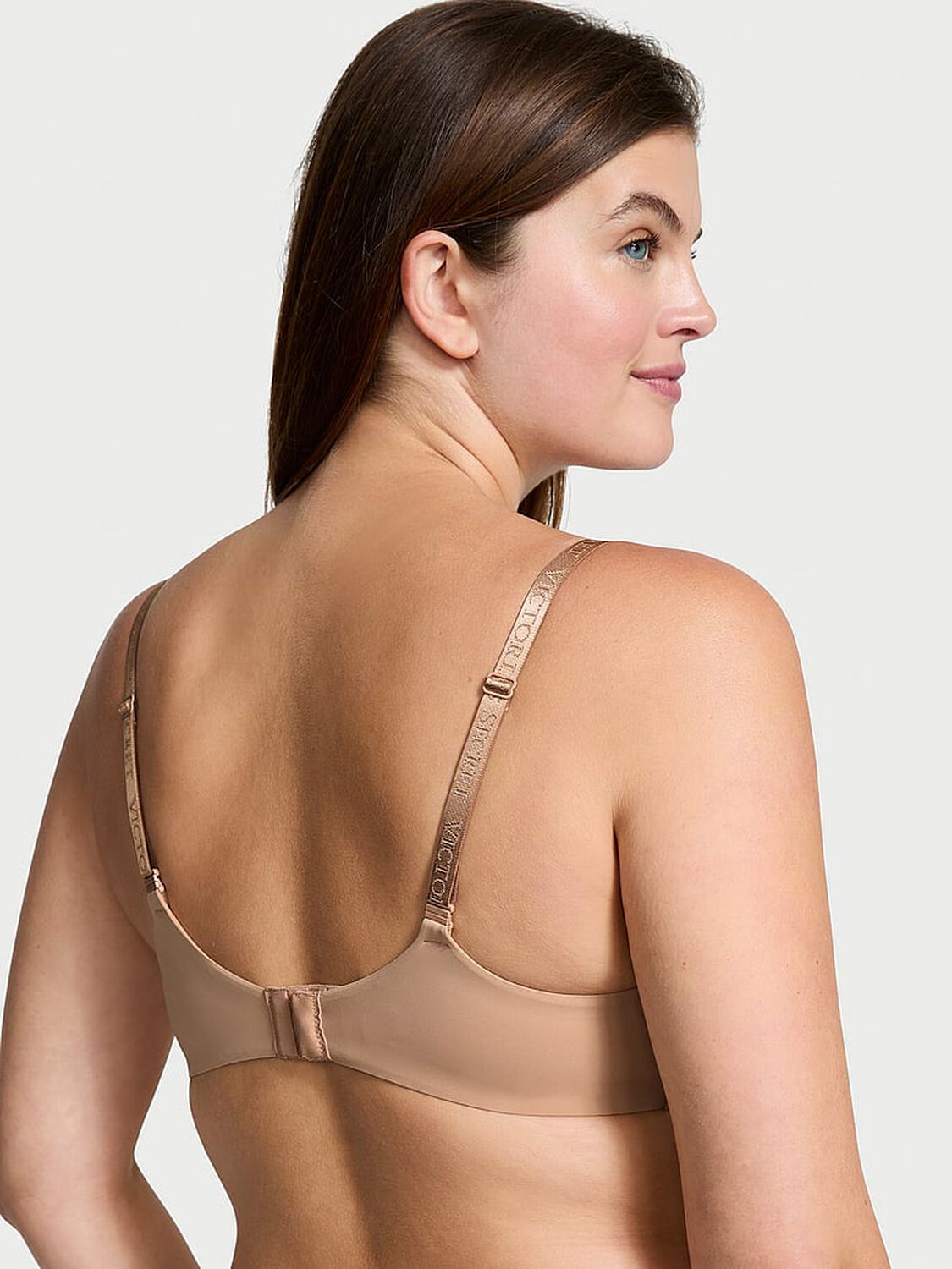 vs The T-Shirt Lightly Lined Wireless Bra Praline 2 of 4 