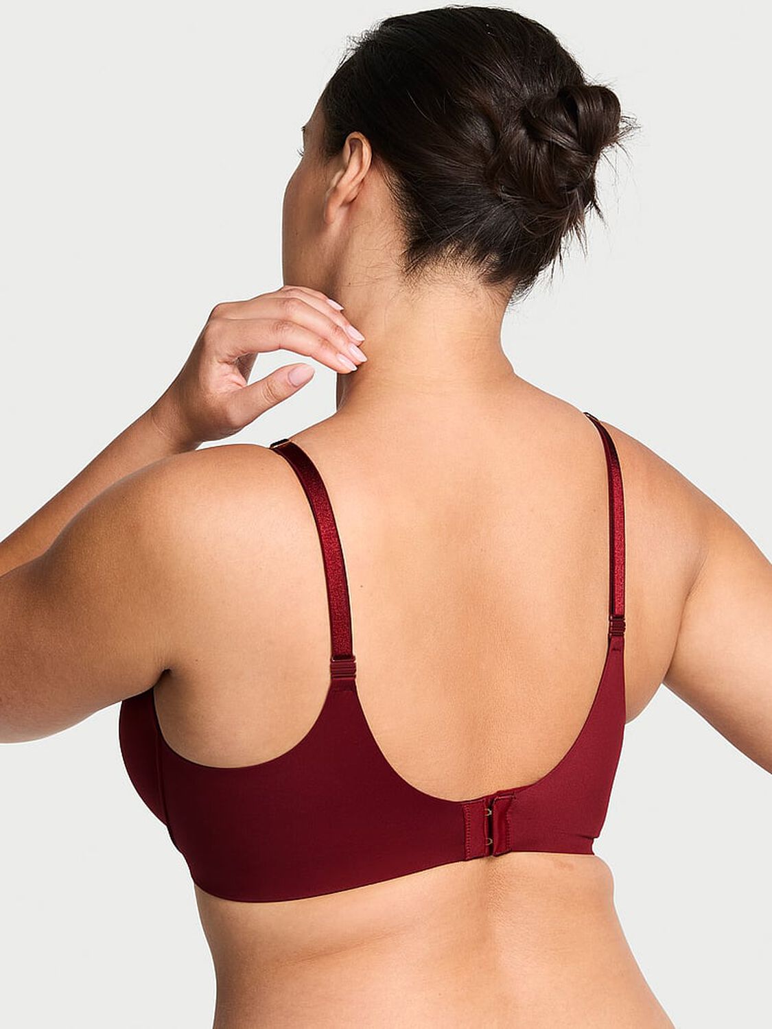 vs Love Cloud Smooth Push-Up Bra Sangria Red 2 of 3 