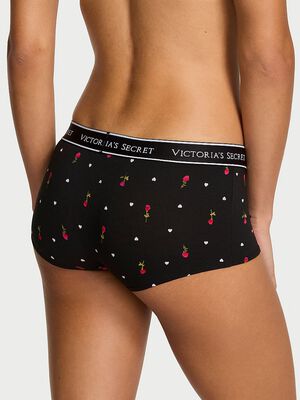 Logo Cotton Boyshort Panty