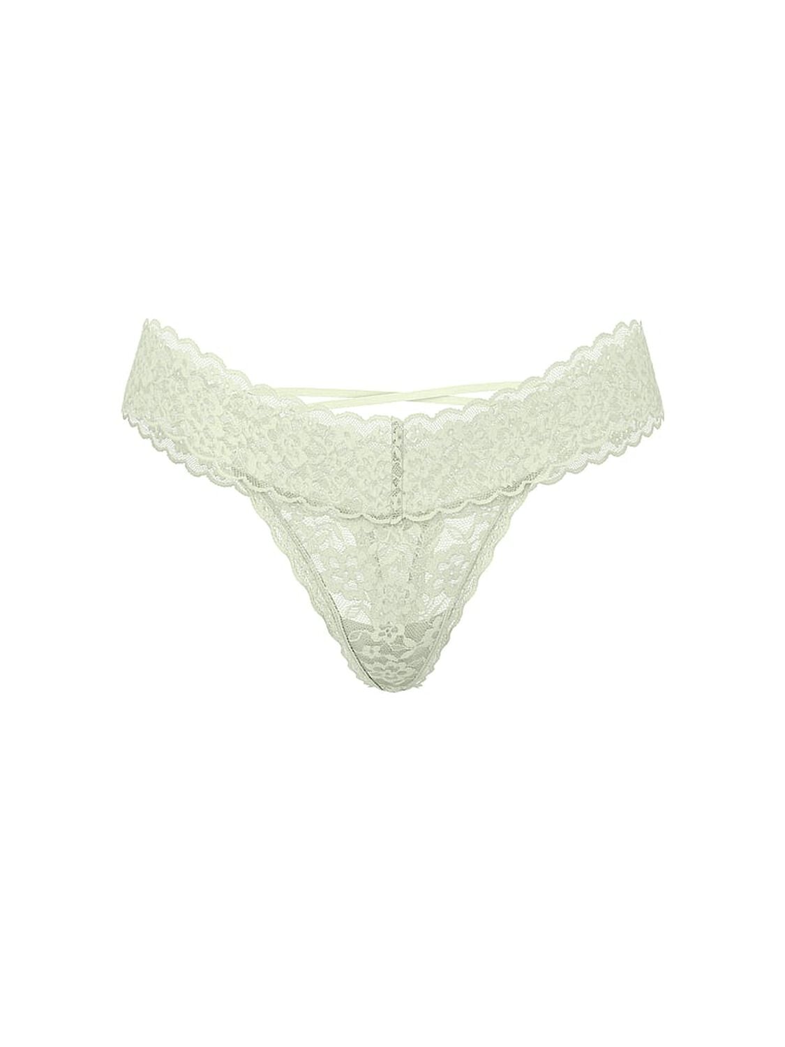 vs The Lacie Lace Strappy-Back Thong Panty Mint Crush 3 of 3 