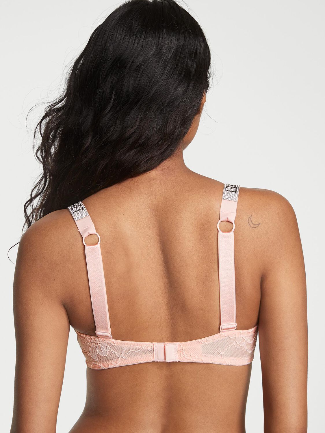 vs Victoria's Secret Shine Strap Scoop Bralette Purest Pink 2 of 3 