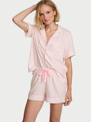 Flannel Short Pajama Set