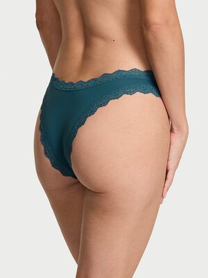 Lace-Trim Brazilian Panty