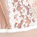 Dare to Dream Lace Sheer High-Leg Teddy, Coconut White, swatch