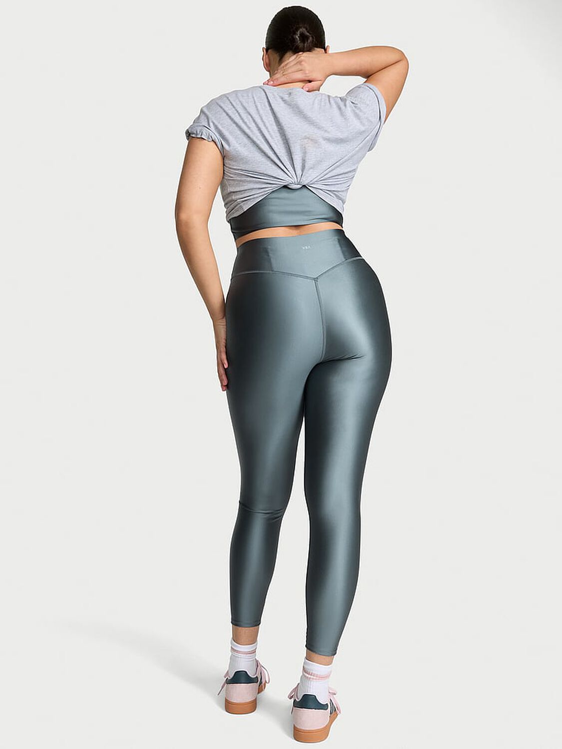 vs Vsx VSX GlossyTech&trade; Legging Dark Steel 2 of 3 