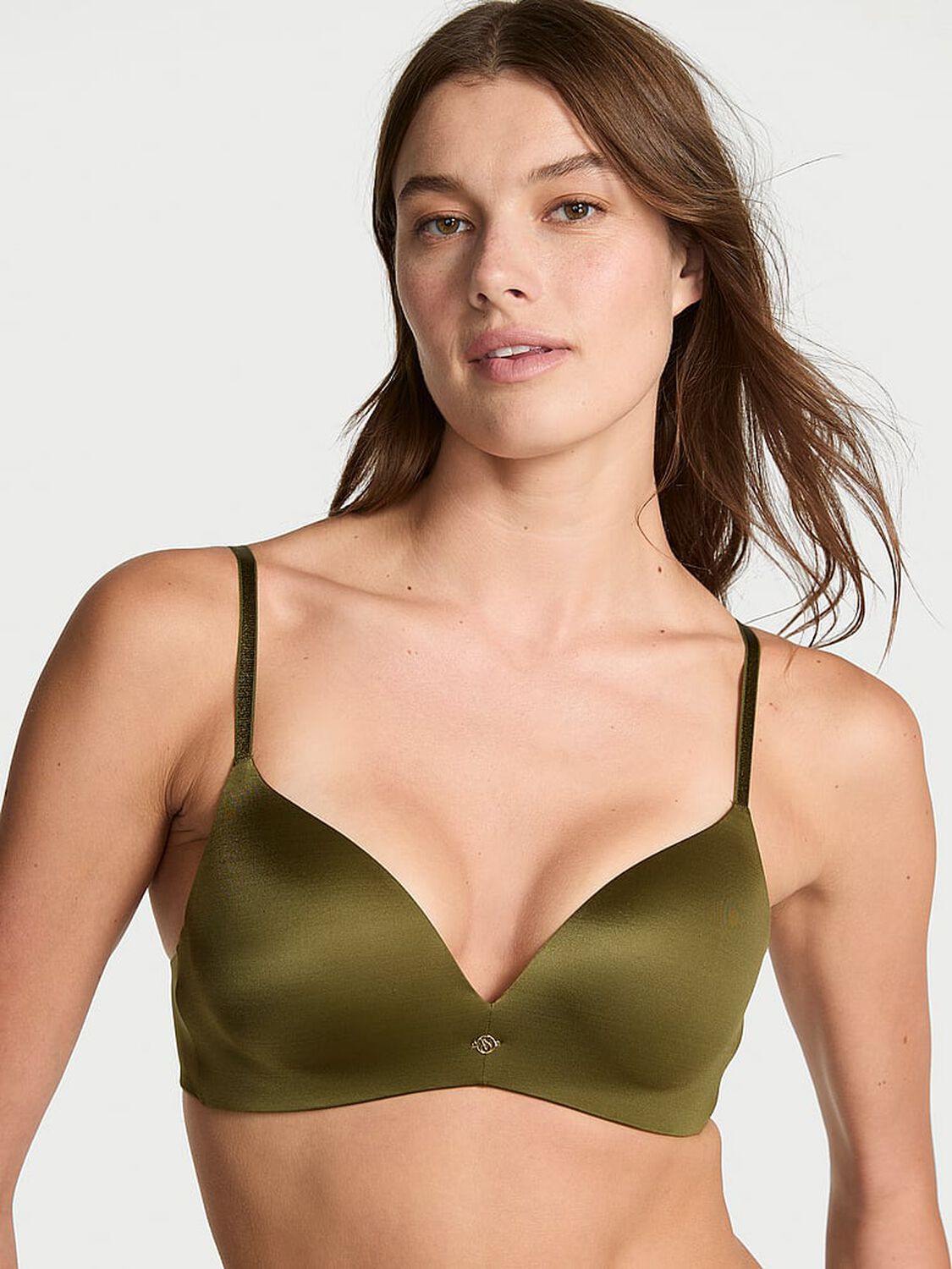 vs Very Sexy So Obsessed Smooth Wireless Push-Up Bra Green Chameleon 3 of 3 