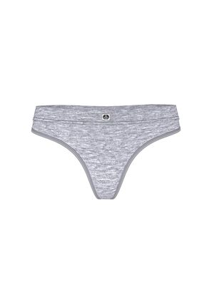 Logo Cotton Thong Panty