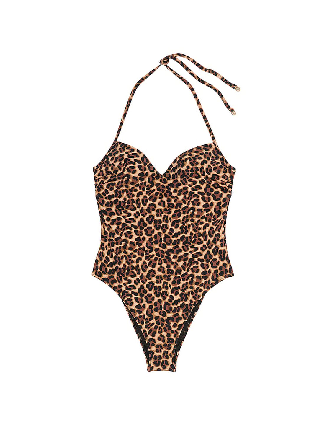 vs Victoria's Secret Swim Essential Push-Up Cheeky One-Piece Swimsuit True Cat 3 of 3 