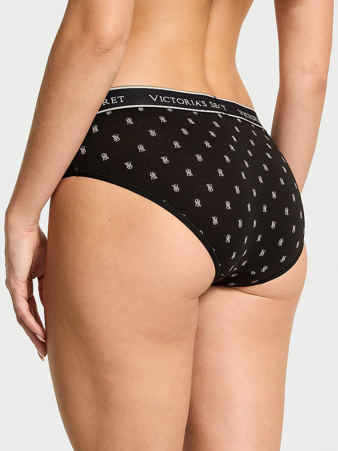 vs Cotton Logo Cotton Hiphugger Panty Print 1 of 4 