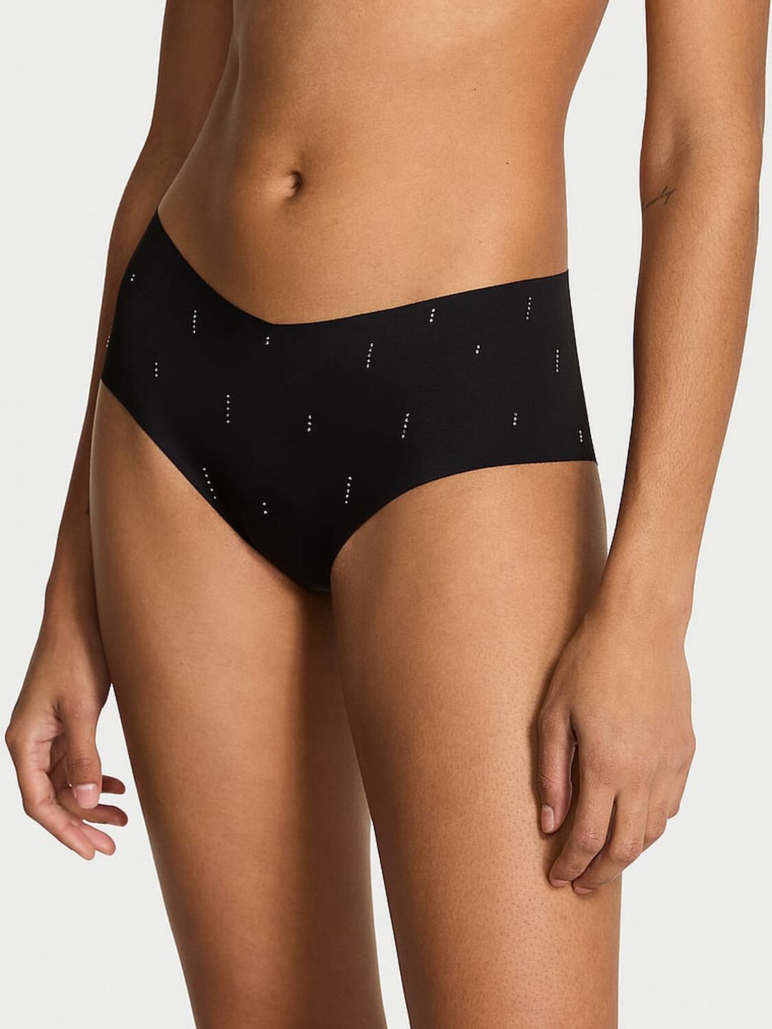 vs No-Show No-Show Sparkle Cheeky Panty Black 1 of 3 