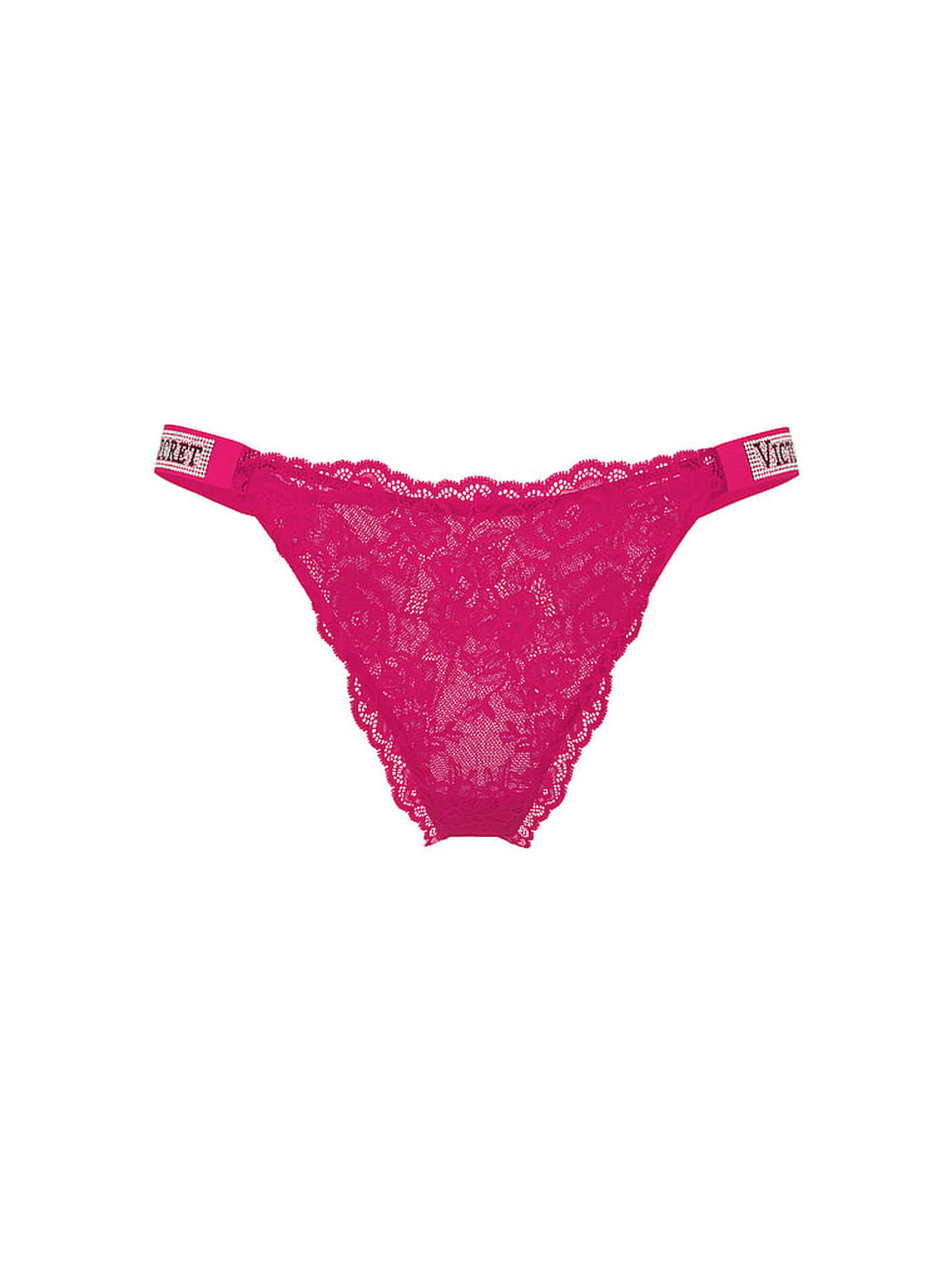 vs Very Sexy Shine Strap Brazilian Panty Pop Pink 3 of 3 