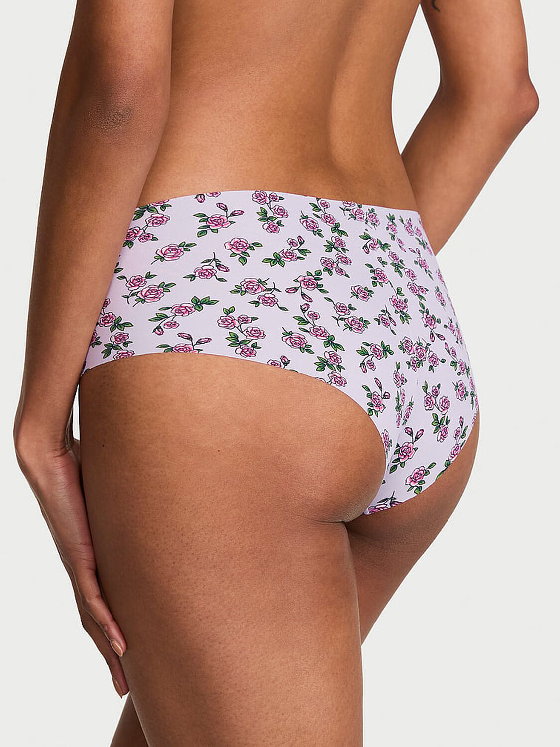 vs No-Show No-Show Cheeky Panty Crystal Lilac Ground Little Roses 2 of 4 
