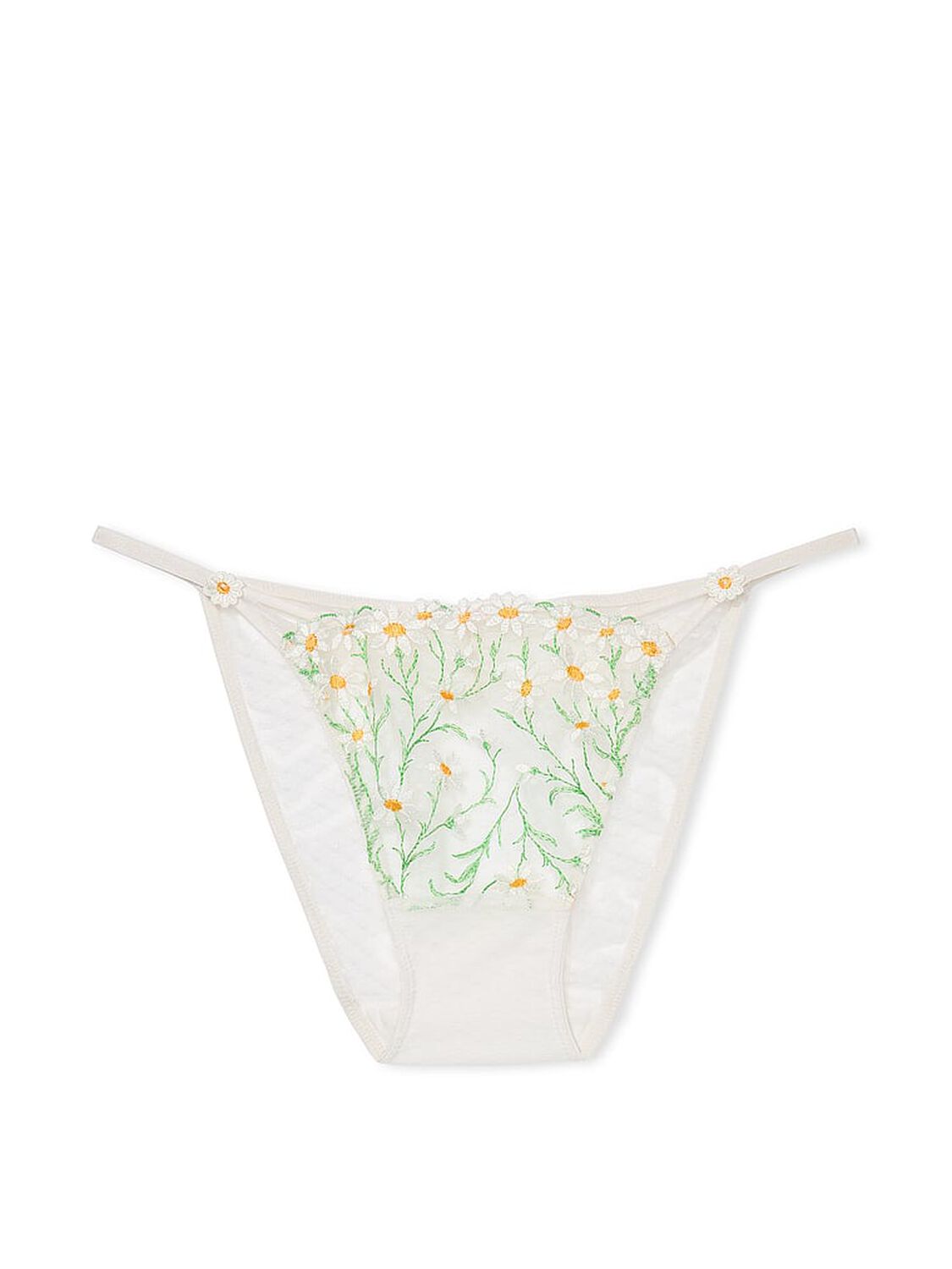 vs Dream Angels Daisy Chain Embroidery String Bikini Panty 1 of 2 