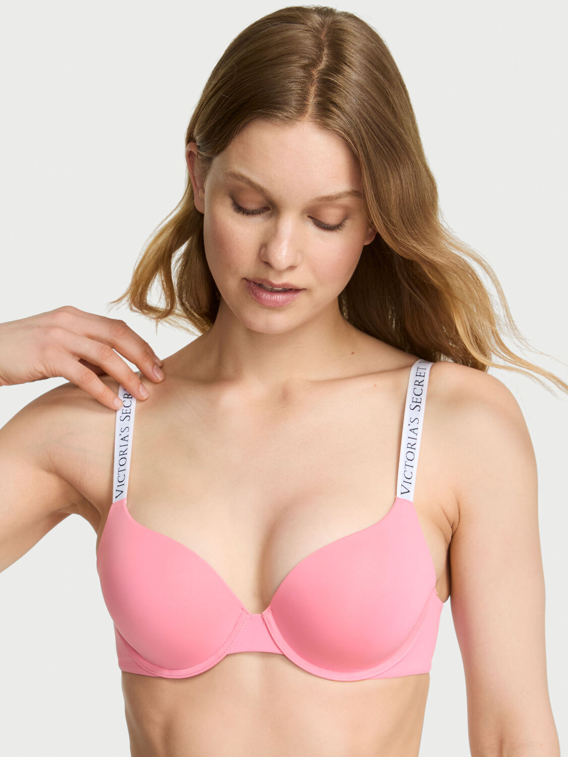 vs The T-Shirt Push-Up Perfect Shape Bra Parlour Rose 1 of 3 