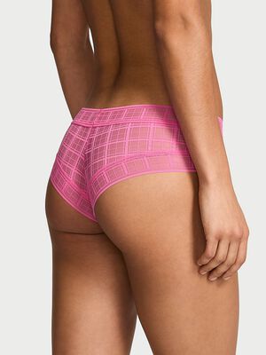 Plaid Lace Cheeky Panty