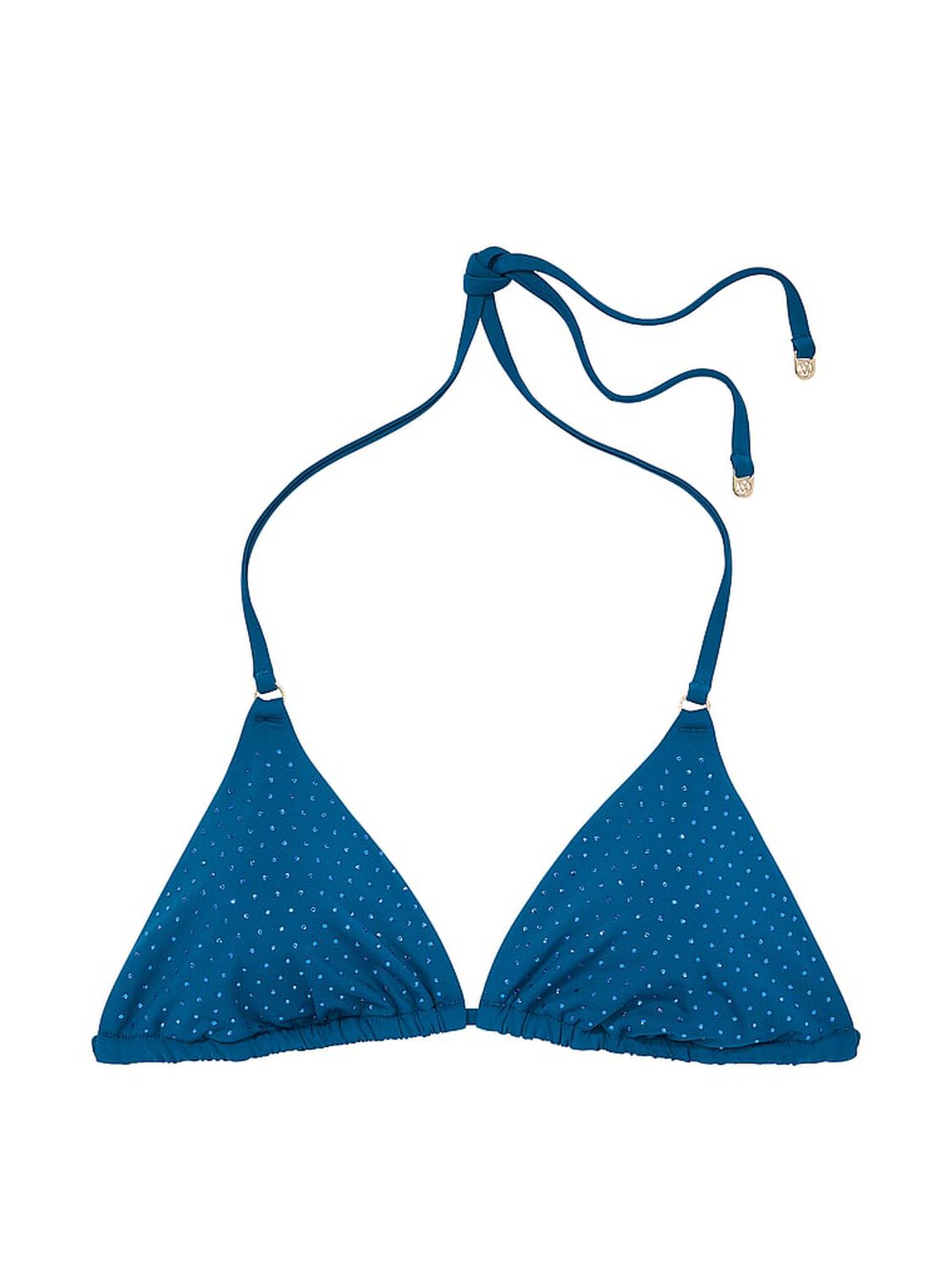 vs Victoria's Secret Swim Essential Diamant&eacute; Triangle Bikini Top Precious Sapphire 3 of 3 