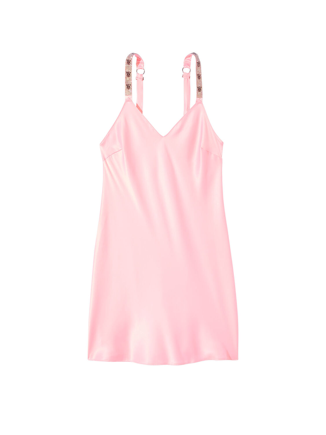 vs Victoria's Secret Shine Strap Satin Slip Pretty Blossom 3 of 3 