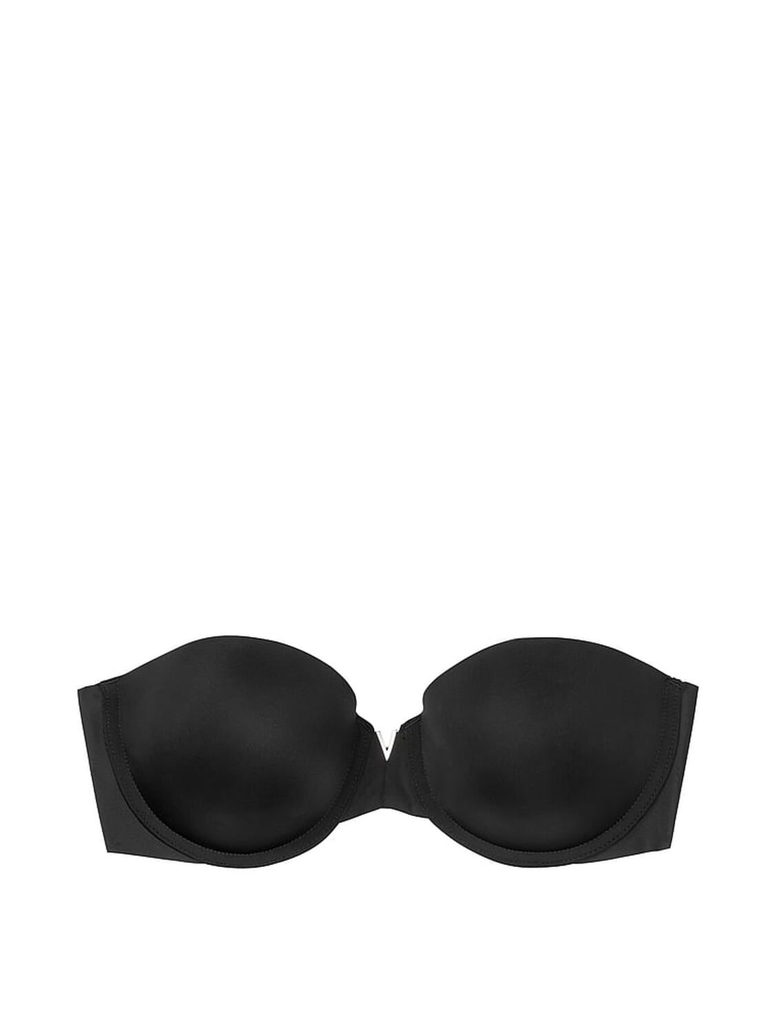 vs Victoria's Secret Bare Illusions Smooth Uplift Strapless Bra Black 3 of 4 