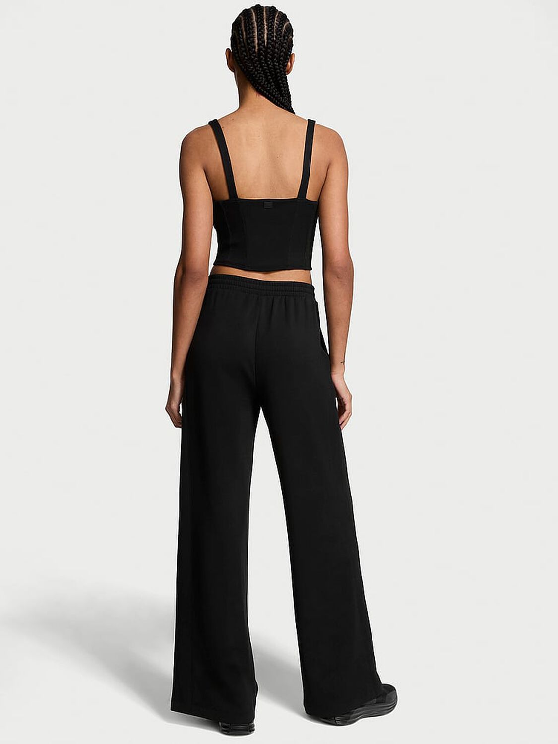 vs Vsx VSX Featherweight Knit Wide-Leg Pant Pure Black 2 of 3 