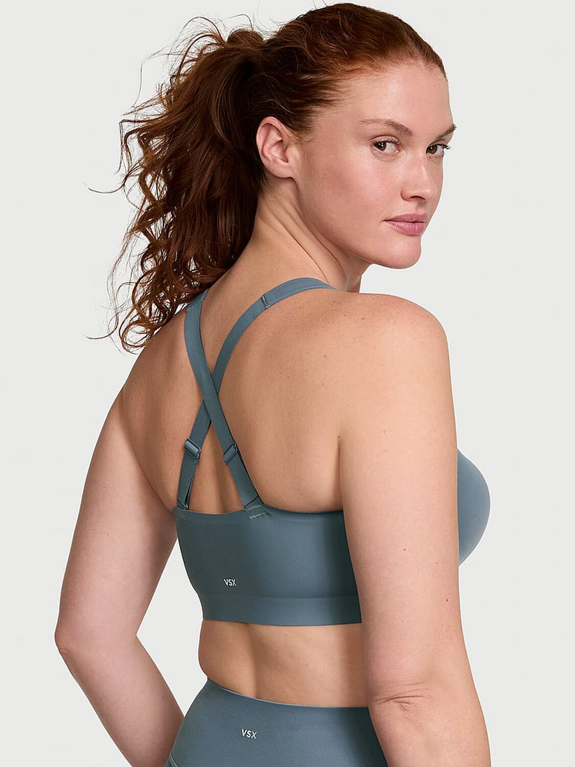 vs Vsx Knockout Front-Close Sports Bra Dark Steel 2 of 5 