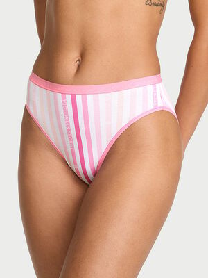 Stretch Cotton High-Leg Brief Panty