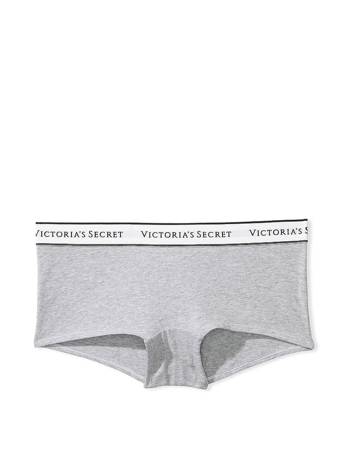 vs Cotton Logo Cotton Boyshort Panty Medium Heather Grey 3 of 3 