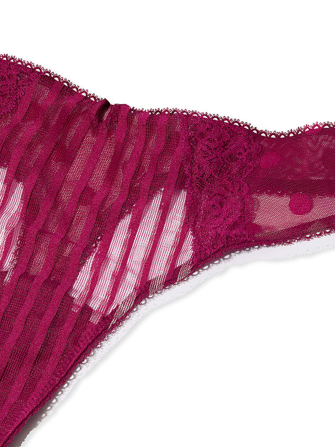 vs The Lacie Lacie Sheer Heritage Thong Panty Fresh Jam 4 of 4 