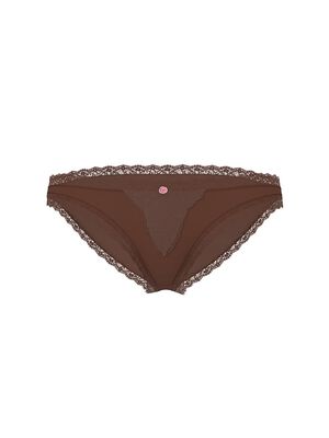 Lace-Trim Bikini Panty