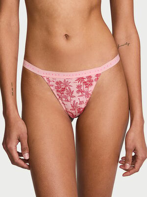 Stretch Cotton V-String Panty