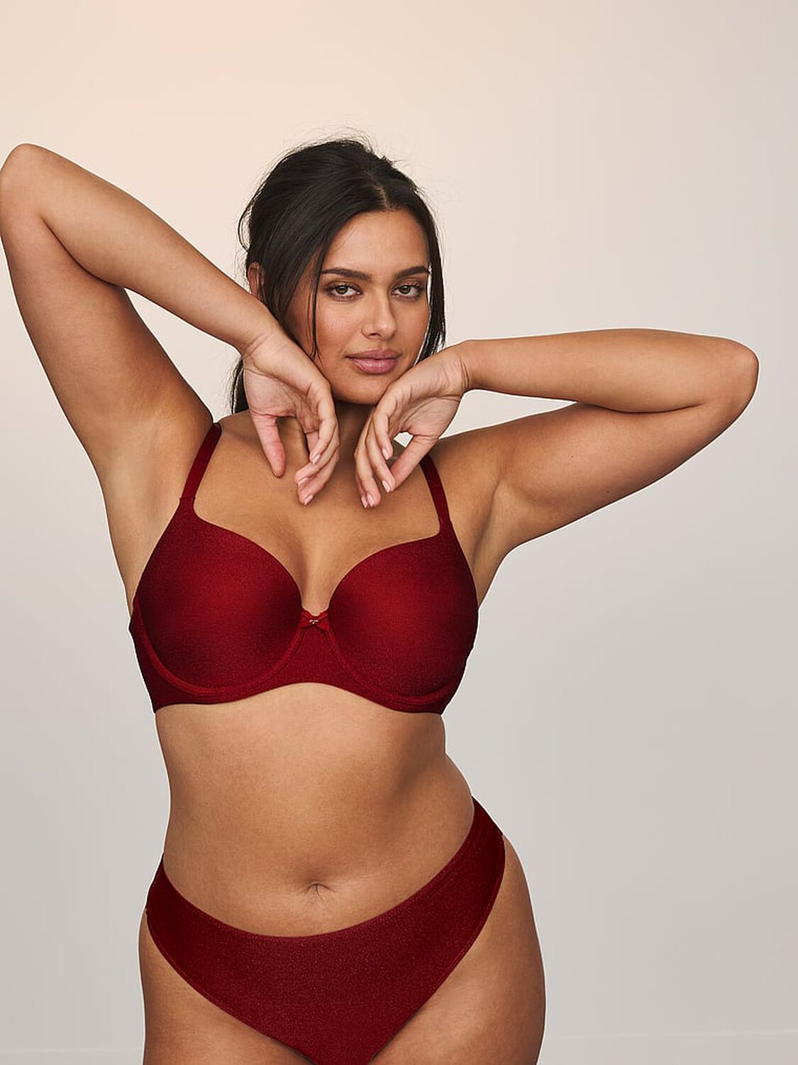 vs Seamless Seamless Shine Hiphugger Panty Red Lacquer 3 of 3 