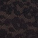 No-Show Leopard Lace Thong Panty, Black, swatch