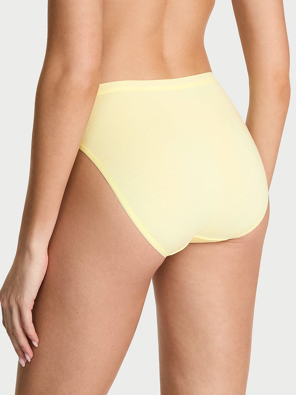 vs Victoria's Secret Stretch Cotton High-Leg Brief Panty Lemonade Vs Graphic 2 of 2 