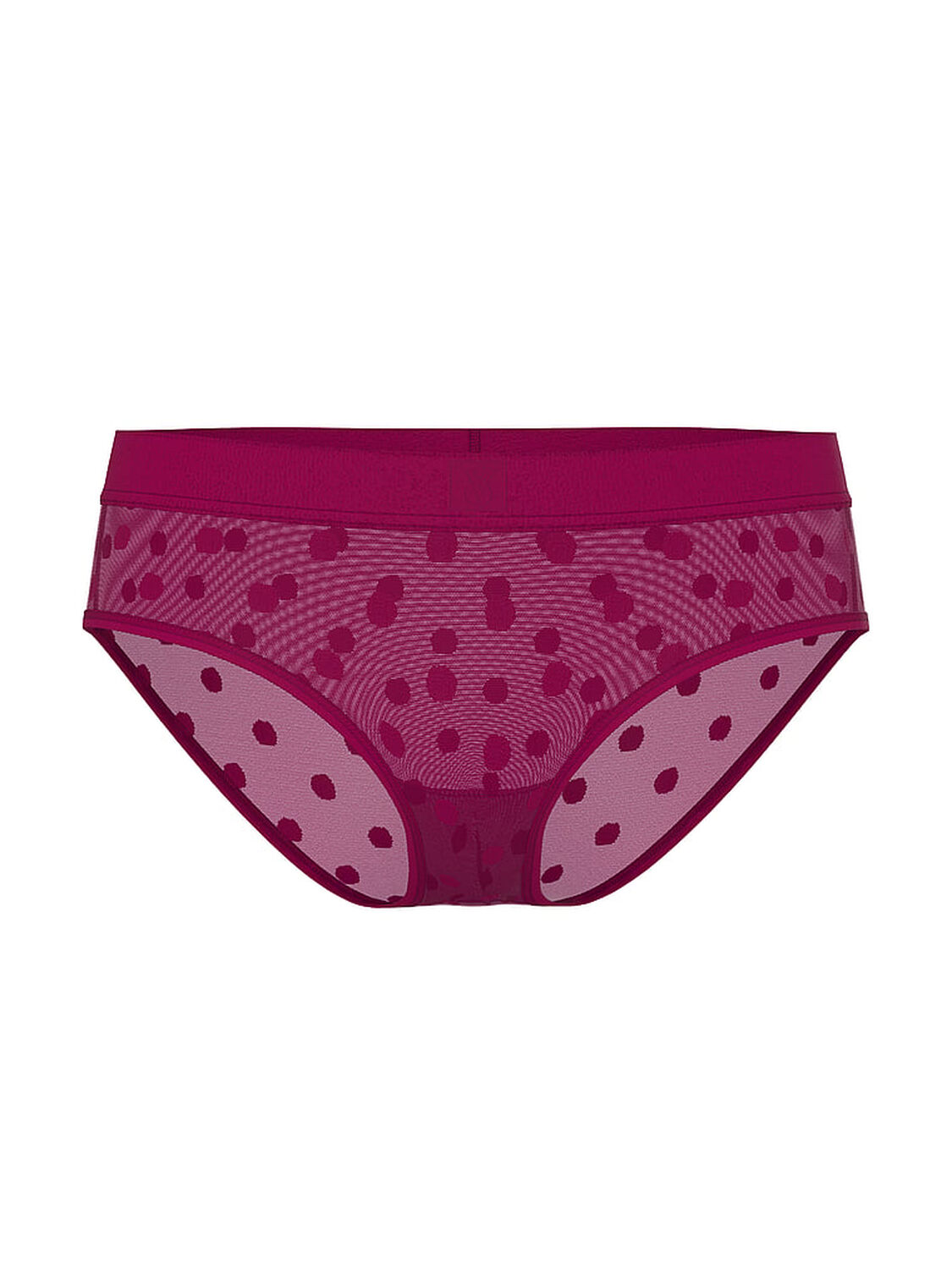 vs Cotton Sheer Heritage Logo Hiphugger Panty Fresh Jam 1 of 3 