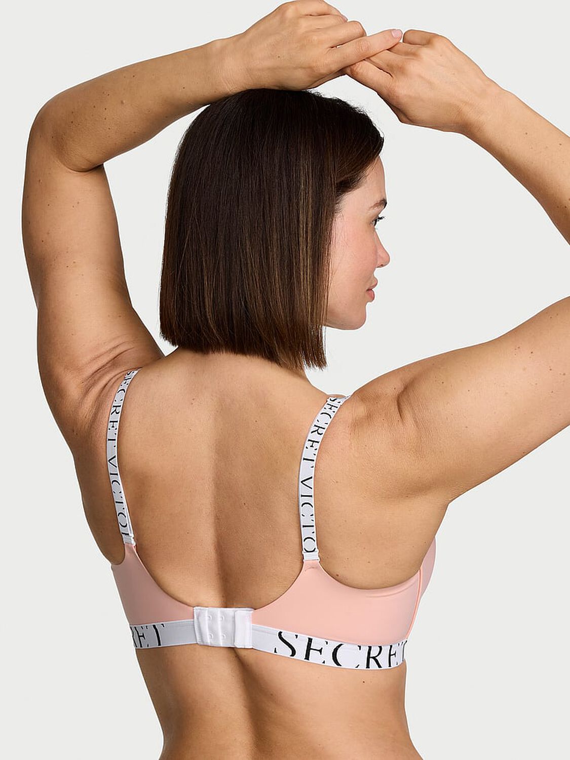 vs The T-Shirt The CoolBra&trade; Lightly Lined Wireless Pink Gin 2 of 3 