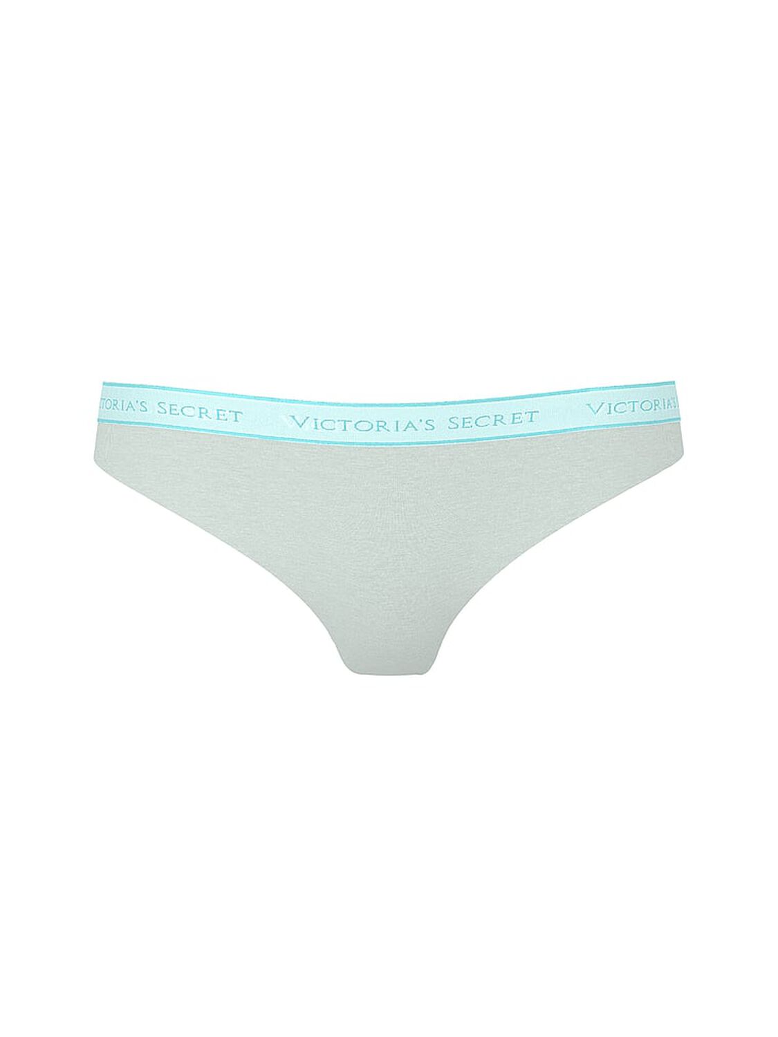 vs Cotton Logo Cotton Thong Panty Yacht Blue 3 of 3 