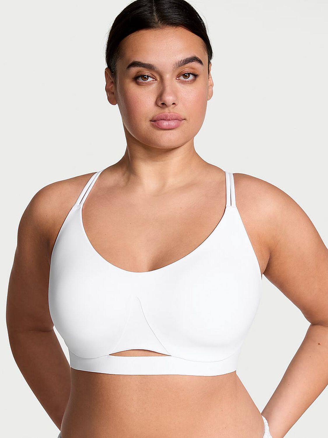 vs Vsx VSX Elevate� Strappy-Comfort Sports Bra Vs White 1 of 3 