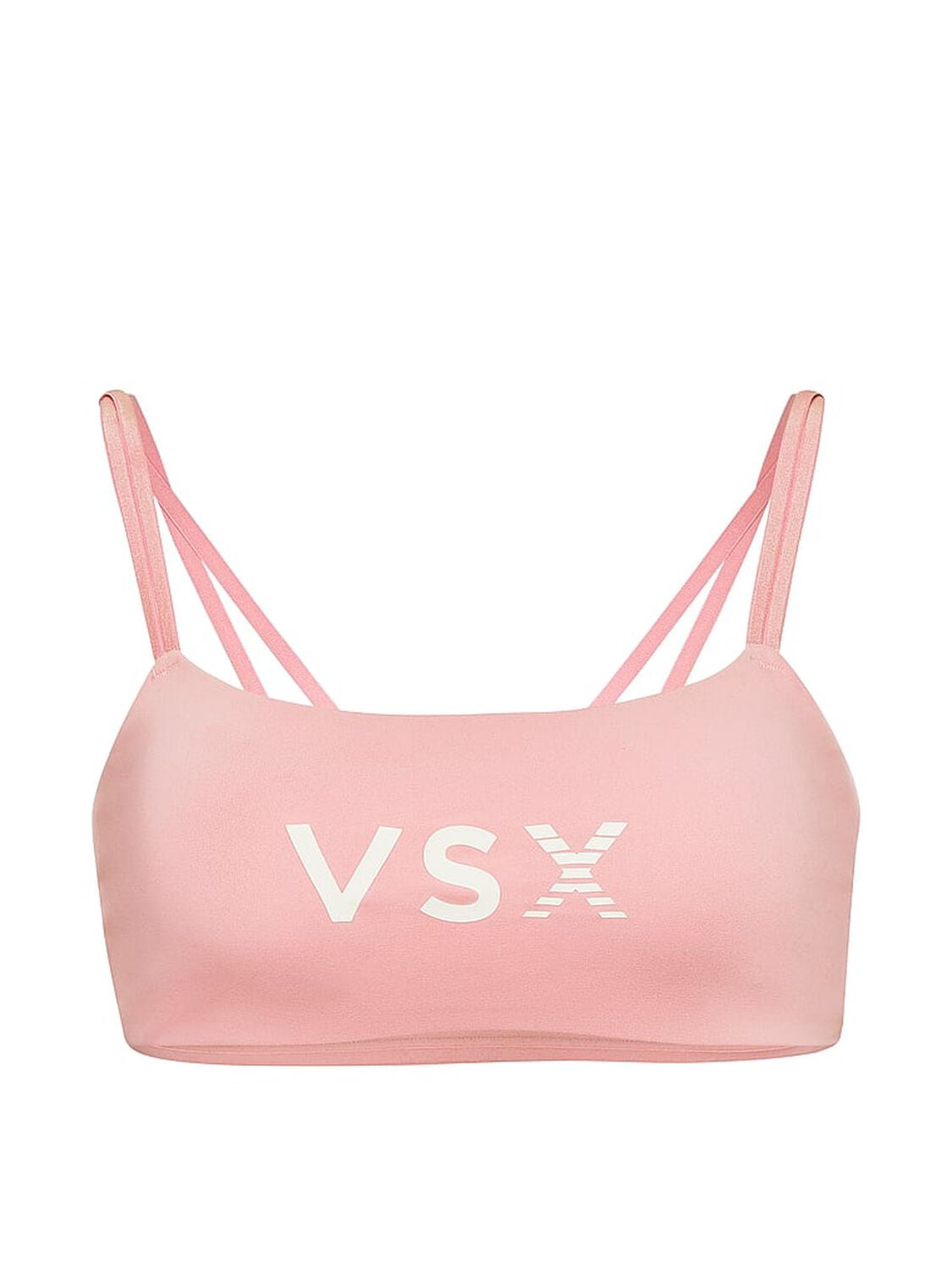 vs Vsx VSX Elevate&trade; Strappy Square-Neck Sports Bra Dusk Pink 3 of 3 