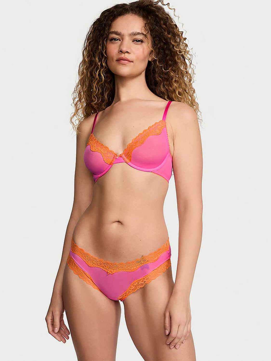 vs Victoria's Secret Tease Unlined Demi Bra Hollywood Pink 4 of 4 