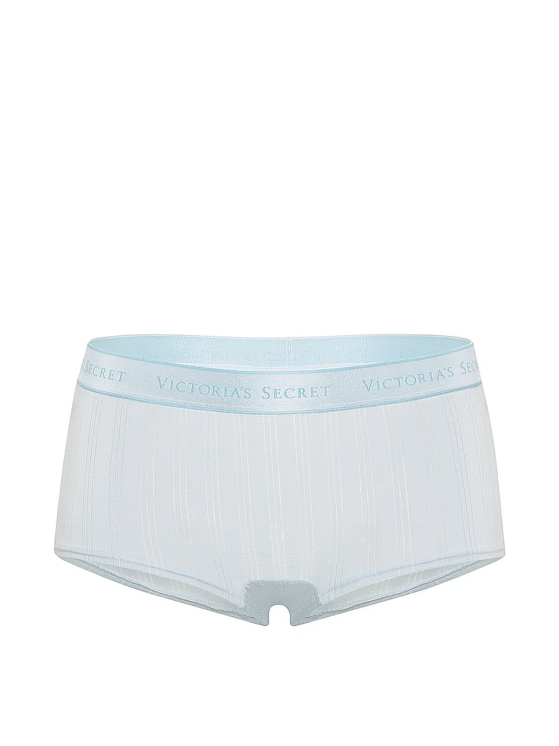 vs Cotton SoSoft&trade; Modal Ultra-Fine Logo Boyshort Panty Linen Blue 3 of 3 